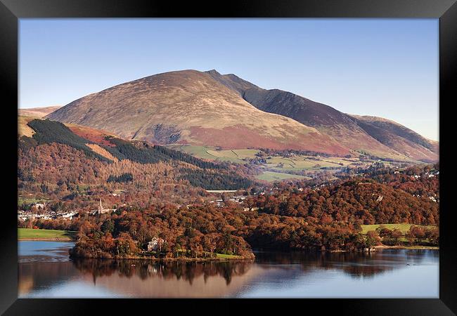 Blencathra in the Autumn  Framed Print by Ian Duffield