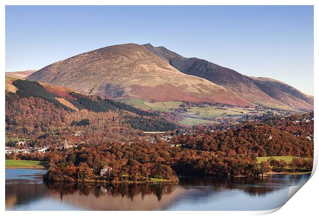 Blencathra in the Autumn  Print by Ian Duffield
