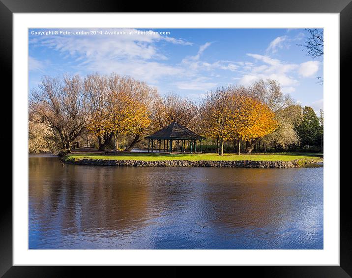  Autumn in the Park Framed Mounted Print by Peter Jordan