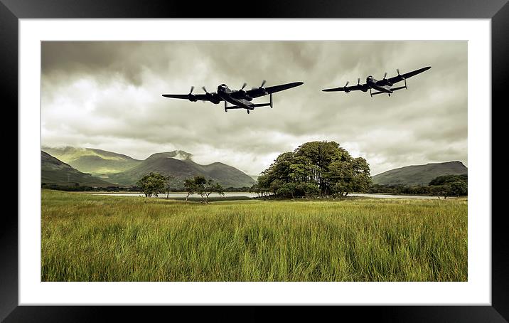  Lancasters Framed Mounted Print by Sam Smith