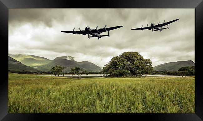  Lancasters Framed Print by Sam Smith