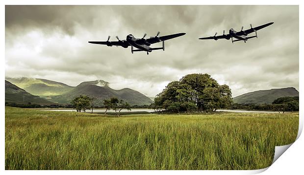 Lancasters Print by Sam Smith