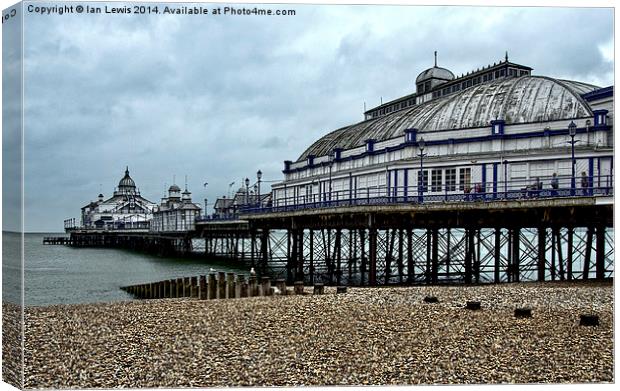  Eastbourne Pier  Canvas Print by Ian Lewis