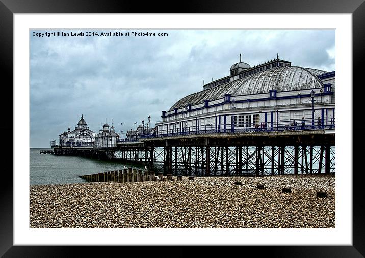  Eastbourne Pier  Framed Mounted Print by Ian Lewis
