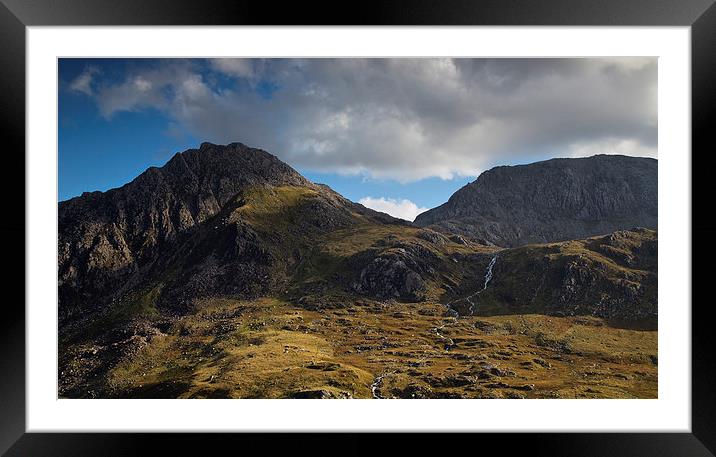  Tryfan and Glydyr fawr Framed Mounted Print by Rory Trappe