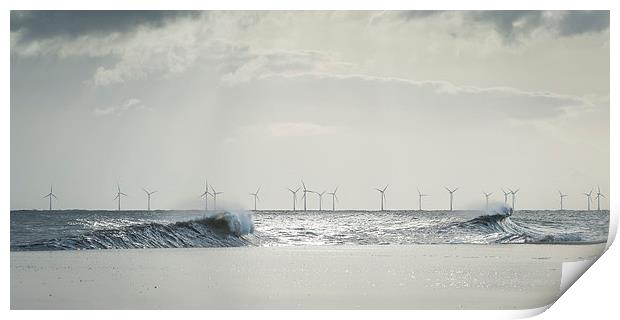  Power at Hemsby Print by Stephen Mole