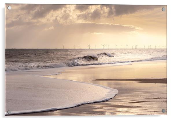  Sea shore at Hemsby Acrylic by Stephen Mole