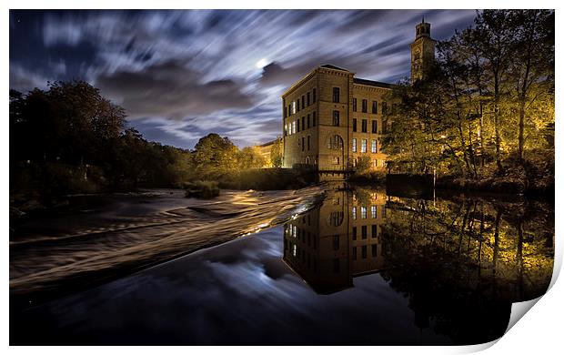  New Mill, Saltaire Print by Andrew Holland