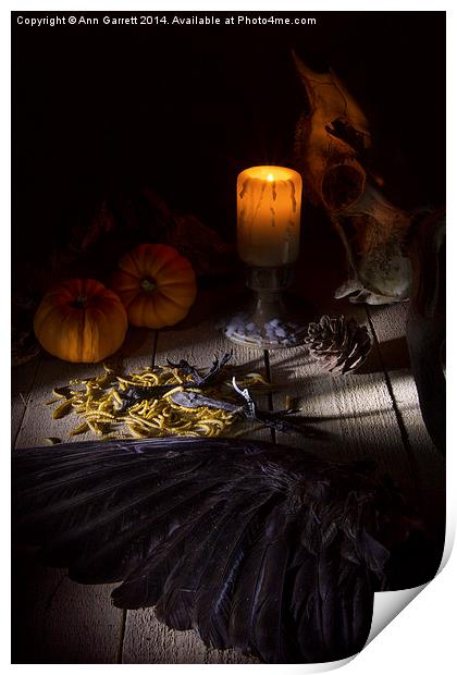 Halloween is Coming 2 Print by Ann Garrett