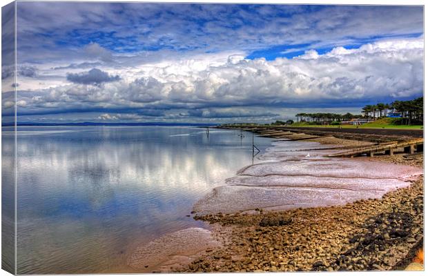 The Waterfront at Silloth Canvas Print by Tom Gomez