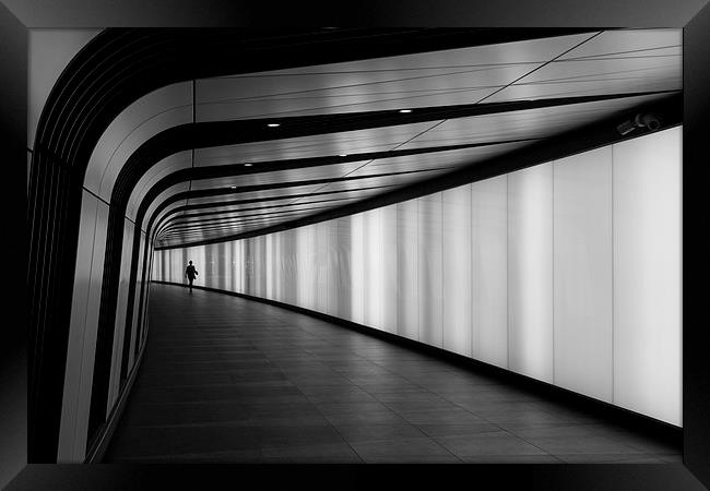 Channel Tunnel Framed Print by Gagan Sadana