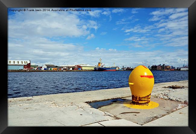  Birkenhead, Wirral, UK, a Dockland landscape Framed Print by Frank Irwin