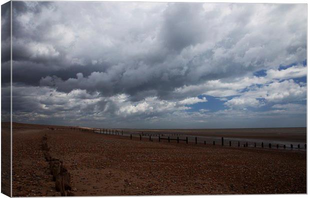  Angry skies Canvas Print by Stephen Prosser