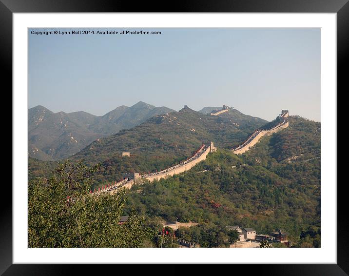  Great Wall of China Framed Mounted Print by Lynn Bolt