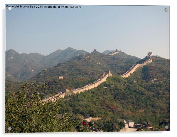  Great Wall of China Acrylic by Lynn Bolt
