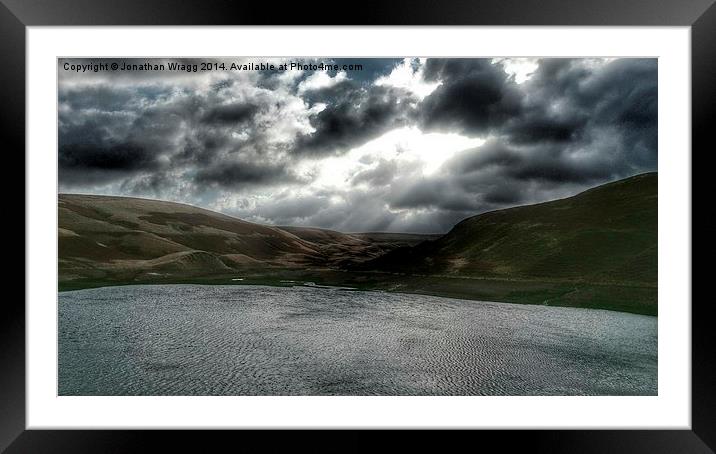  Wesseden Reservoir Framed Mounted Print by Jonathan Wragg