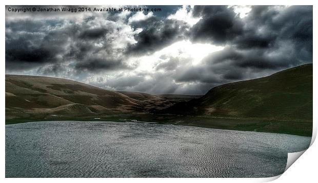  Wesseden Reservoir Print by Jonathan Wragg