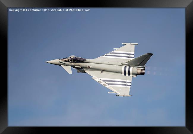 RAF Typhoon  Framed Print by Lee Wilson