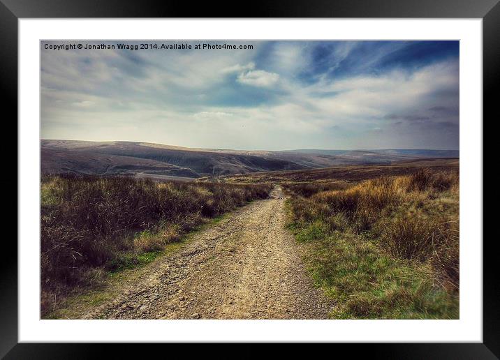  Looking Towards Wessenden Head Reservoir Framed Mounted Print by Jonathan Wragg