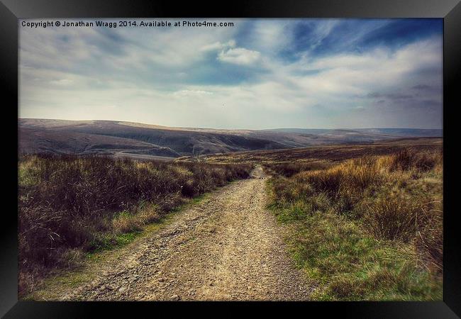  Looking Towards Wessenden Head Reservoir Framed Print by Jonathan Wragg