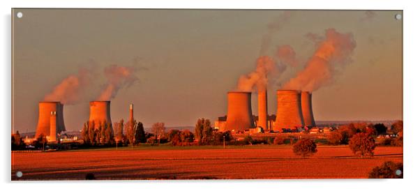  Power Station at Didcot Acrylic by Joyce Storey