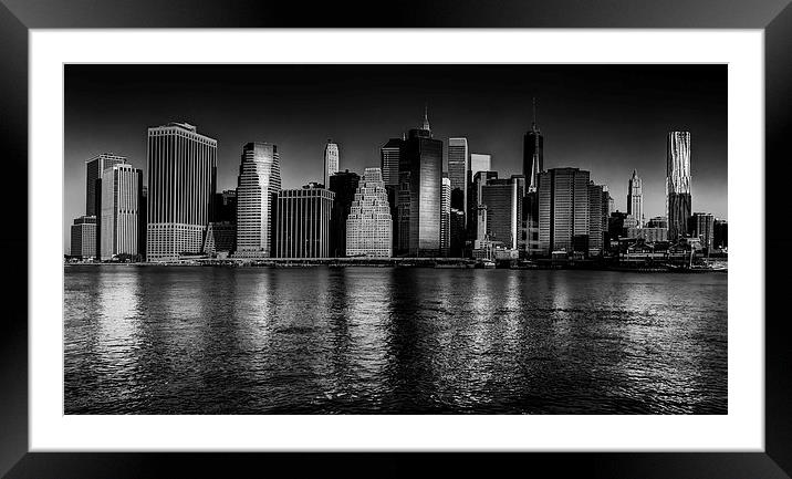Back to Manhattan  Framed Mounted Print by Jed Pearson