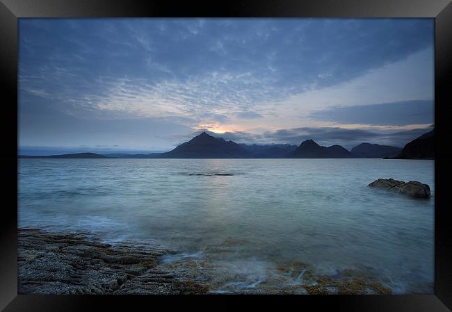 Isle of Skye Sunset Framed Print by Maria Gaellman