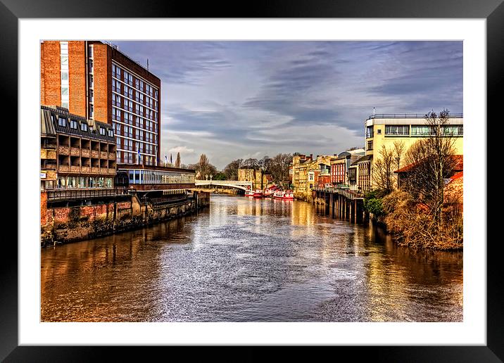 River Ouse Framed Mounted Print by Tom Gomez