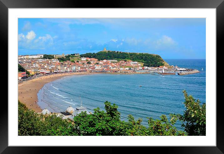  Scarborough Framed Mounted Print by Gisela Scheffbuch