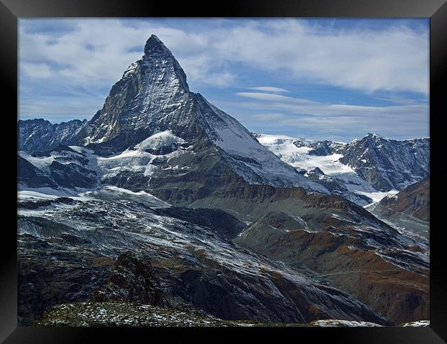 The Matterhorn Framed Print by Stephen Brown