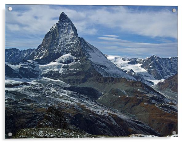 The Matterhorn Acrylic by Stephen Brown