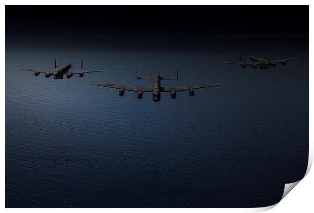 Dambusters second flight Print by Gary Eason