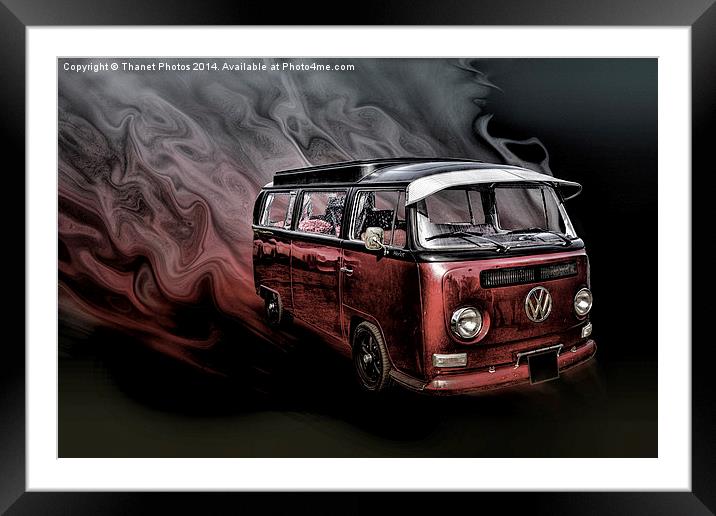  Classic VW camper Framed Mounted Print by Thanet Photos