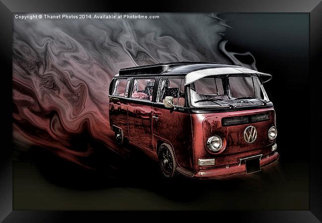  Classic VW camper Framed Print by Thanet Photos