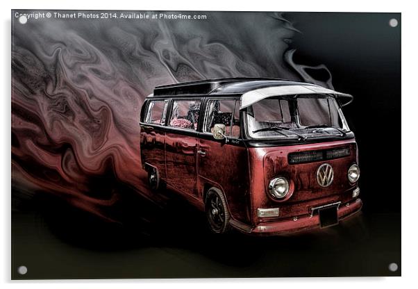  Classic VW camper Acrylic by Thanet Photos
