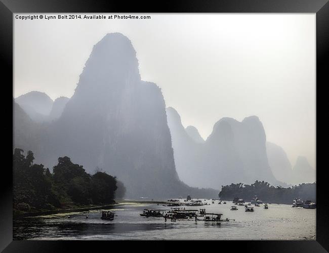  The Li River China Framed Print by Lynn Bolt