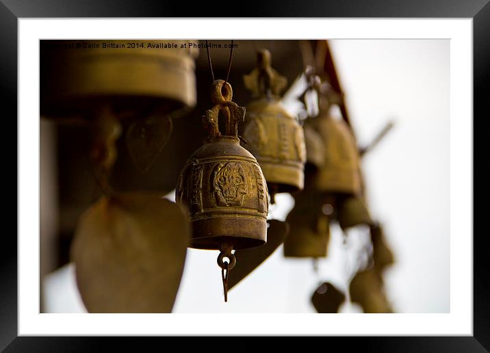  Bells at Big Buddha Phuket Thailand Framed Mounted Print by Colin Brittain