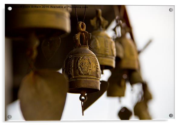  Bells at Big Buddha Phuket Thailand Acrylic by Colin Brittain