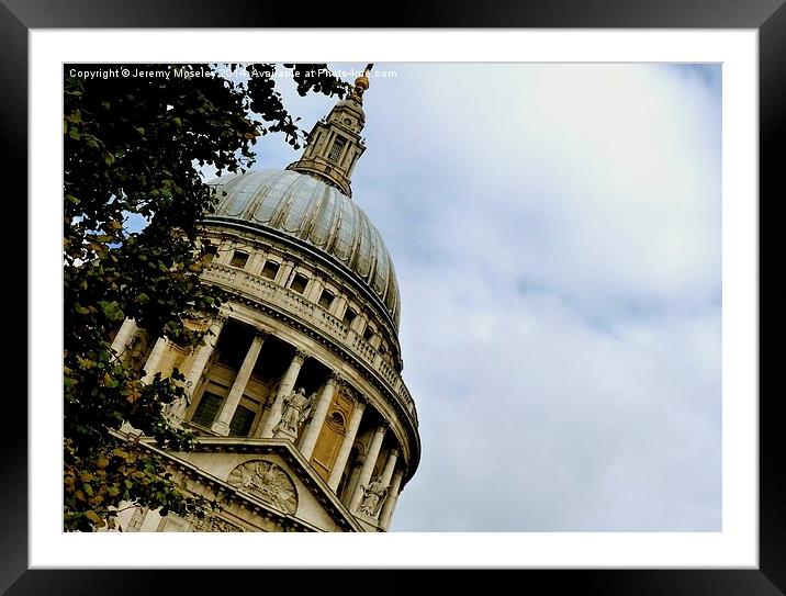 St Paul's Cathedral London  Framed Mounted Print by Jeremy Moseley