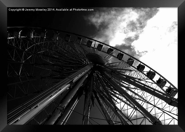 The Brighton Wheel.  Framed Print by Jeremy Moseley