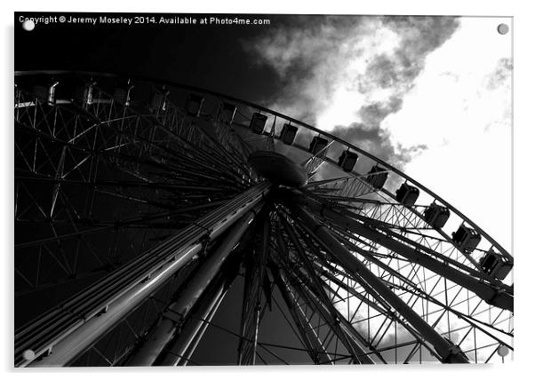 The Brighton Wheel.  Acrylic by Jeremy Moseley