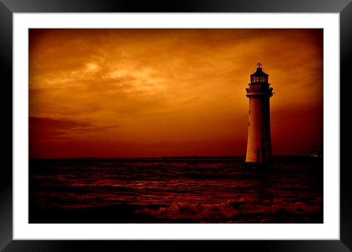  moody Framed Mounted Print by sue davies