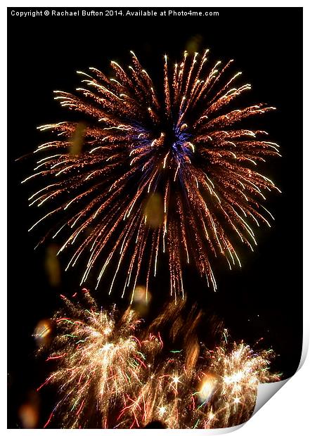  Fireworks Print by Rachael Bufton