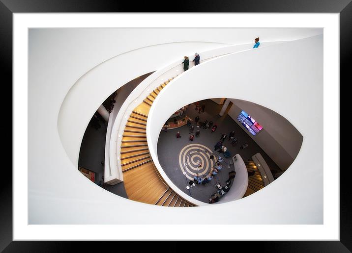  Spiral staircase Framed Mounted Print by Rory Trappe