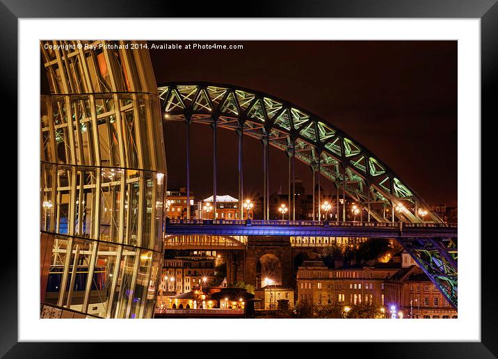  The Sage and The Tyne Bridge Framed Mounted Print by Ray Pritchard