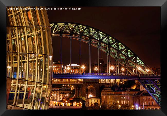  The Sage and The Tyne Bridge Framed Print by Ray Pritchard