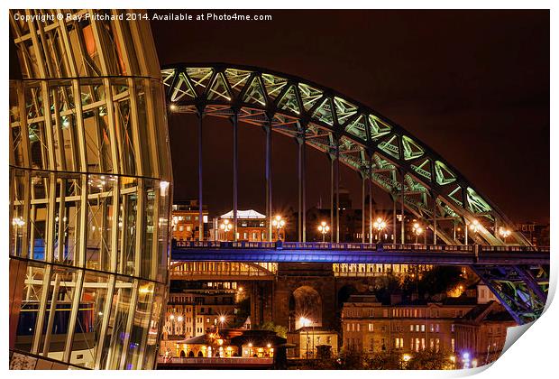  The Sage and The Tyne Bridge Print by Ray Pritchard