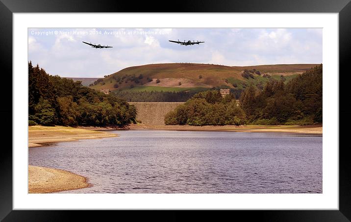 Two Over Howden Dam Framed Mounted Print by Nigel Hatton