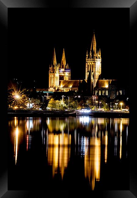  cathedral reflections Framed Print by keith sutton