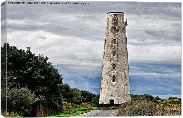  Artistic work of Leasowe Lighthouse Canvas Print by Frank Irwin